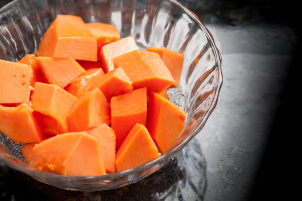 istock papaya fruit in pieces to eat 1218270318