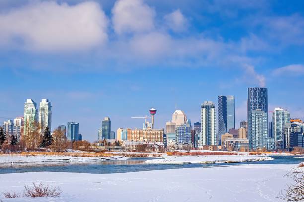 istock Snowy Views Of Downtown Calgary 1218271497