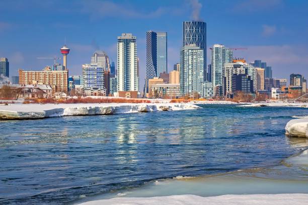 istock Snowy Views Of Downtown Calgary 1218271502