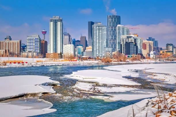 istock Snowy Views Of Downtown Calgary 1218271680