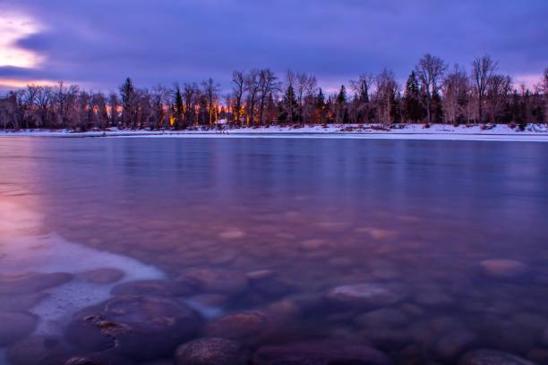 istock Moody Sky Over The Bow River 1218272391