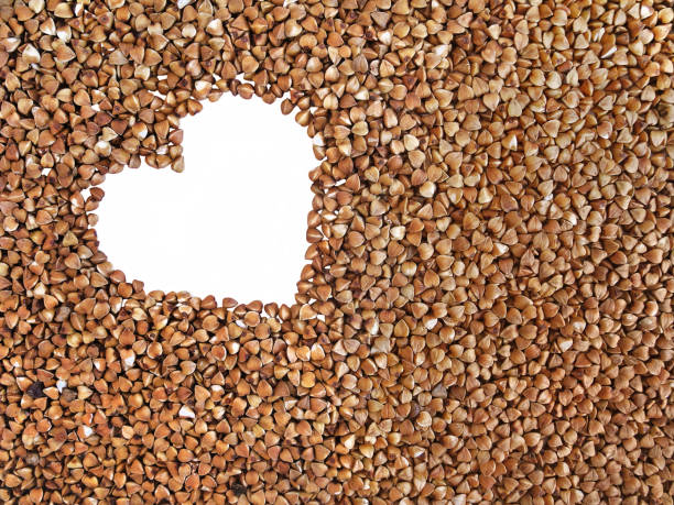 istock Buckwheat with heart shaped window 1218273578
