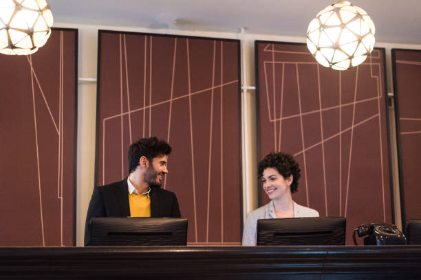 istock attendants in the hotel lobby 1218278272