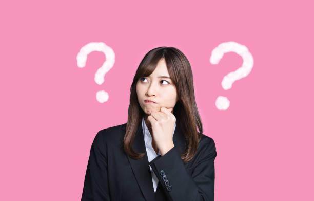 istock Thinking asian young woman concept. 1218281893