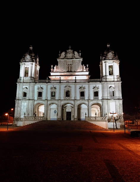 istock Monastery church at night 1218283551
