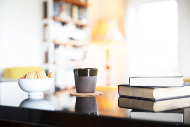 istock Staying At Home For Self Isolation, Coffee and Cookie 1218284768
