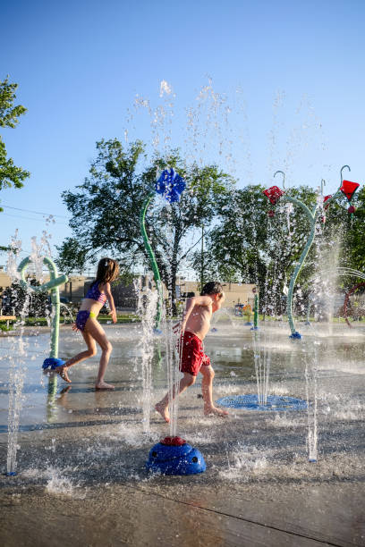 istock Kids at waterpark 1218285087