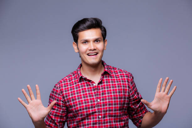 istock Young boy faciel expression - stock images 1218287393