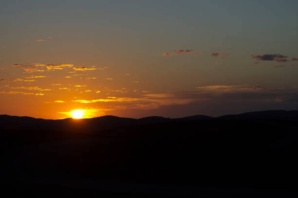 istock Sunset at Stokes Hill Lookout, Flinders' Ranges, SA, Australia 1218299009