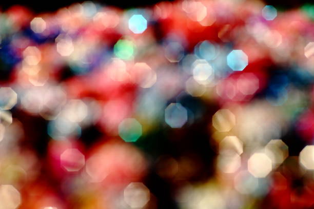 istock Bokeh light of colorful from light bulb. 1218302350