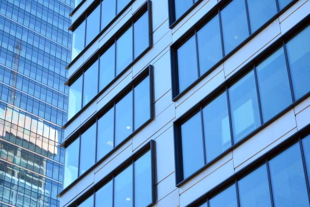 istock Office building in city center on a background closeup 1218312563