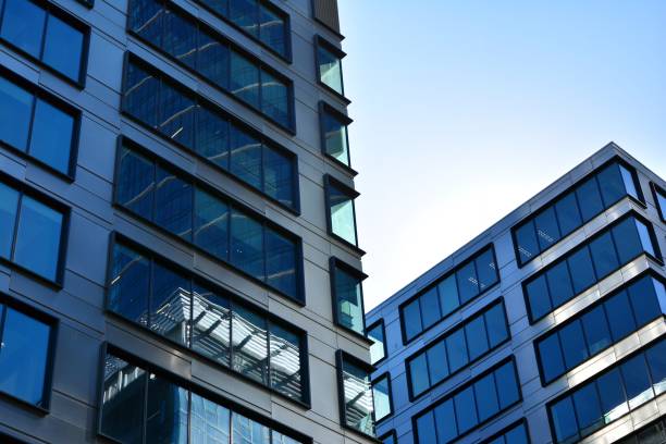 istock Office building in city center on a background closeup 1218312571