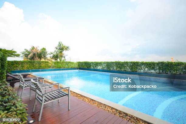 Swimming Pool Stock Photo - Download Image Now - Beach, Beauty, Blue