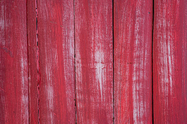istock Texture painted old wooden wall. red background 1218314836