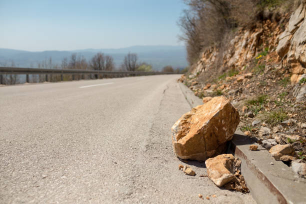istock Landscape with rocks,Travel background. Transportation 1218315122