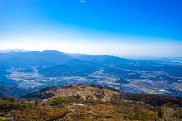 istock Scenery from the top of Mt. Ibuki. 1218317001