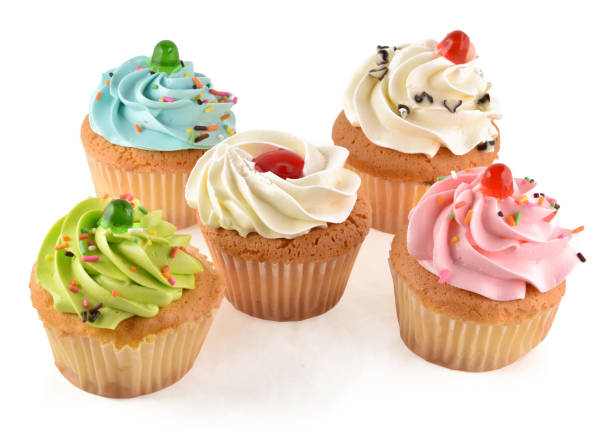 istock mini tasty cupcake isolated on white background 1218319565