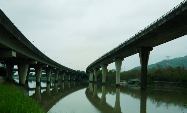 Yuen Long Highway - Apr 2020: Highways near Nam Sang Wai.