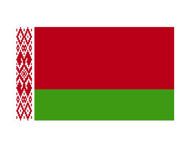 Belarus flag vector illustration of Belarus flag belarus stock illustrations
