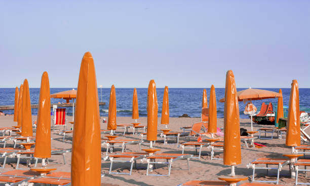 istock empty beaches for the COVID-19 crisis 1218326808