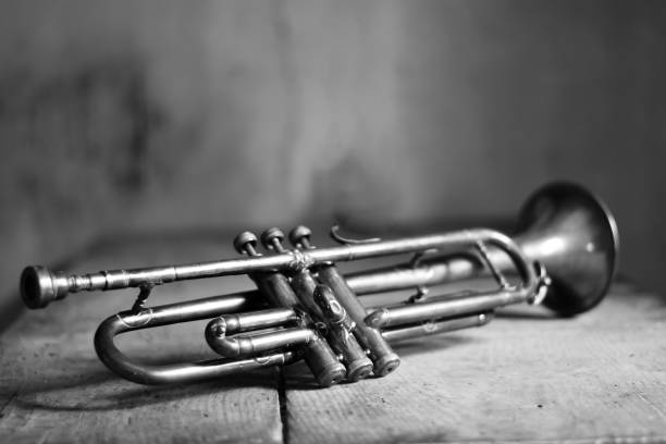 istock an ancient jazz trumpet 1218326861