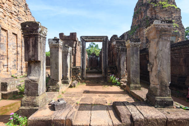 istock Amazing ruins of angkor wat complex, cambodia 1218329736