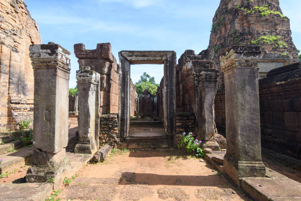 istock Amazing ruins of angkor wat complex, cambodia 1218329769