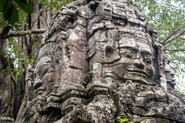 istock Amazing ruins of angkor wat complex, cambodia 1218329814