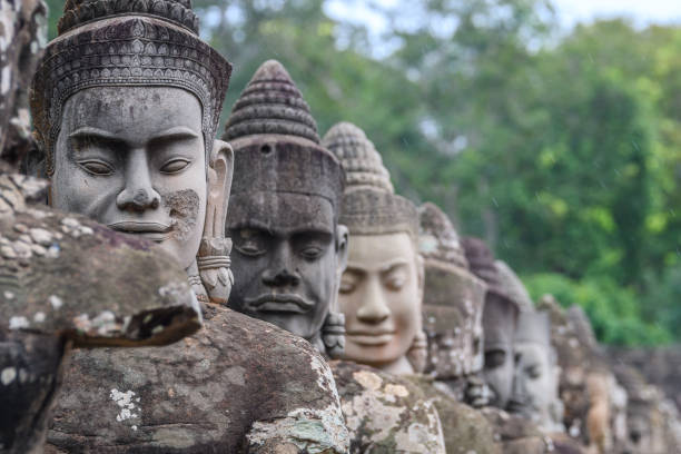 istock Amazing ruins of angkor wat complex, cambodia 1218330698