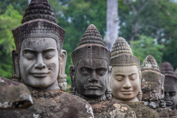 istock Amazing ruins of angkor wat complex, cambodia 1218331404