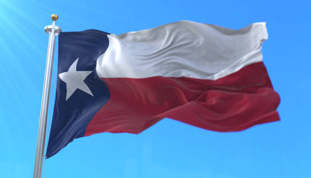 bandiera dello stato del texas, regione degli stati uniti - webb foto e immagini stock
