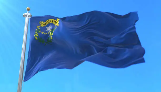 Photo of Flag of Nevada state, region of the United States