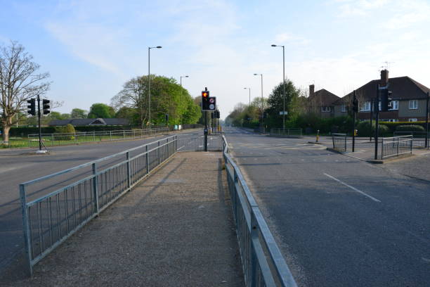 istock Empty traffic light during the Covid-19 Lock down in Horley, Surrey. 1218345676