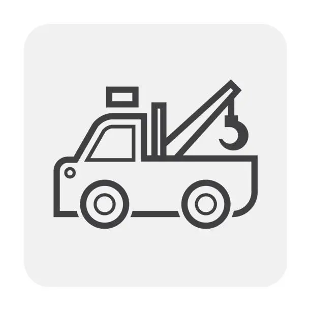 Vector illustration of pick up icon