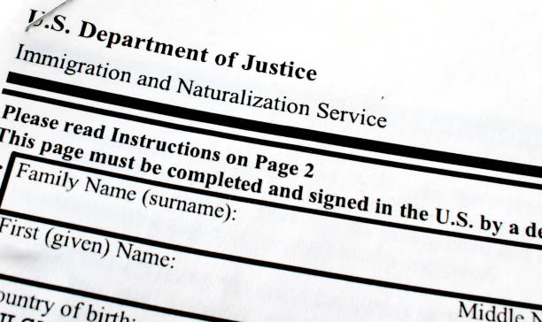 istock USA I-20 immigration form for students with visa 1218350970