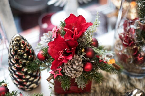 istock Selfmade decoration with flowers 1218351416