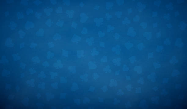 poker tisch hintergrund in blauer farbe. - poker tisch stock-grafiken, -clipart, -cartoons und -symbole