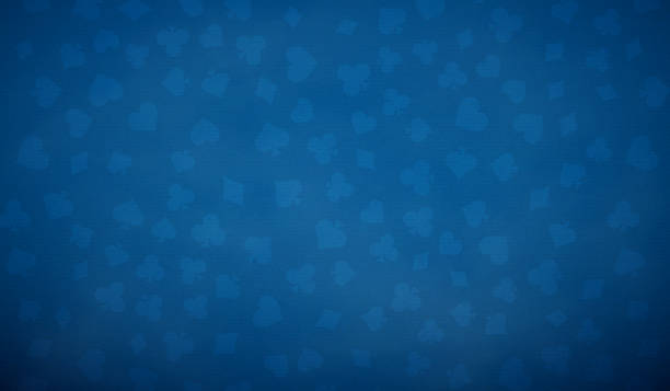 Poker table background in blue color. Poker table background in blue color. Vector illustration. poker stock illustrations
