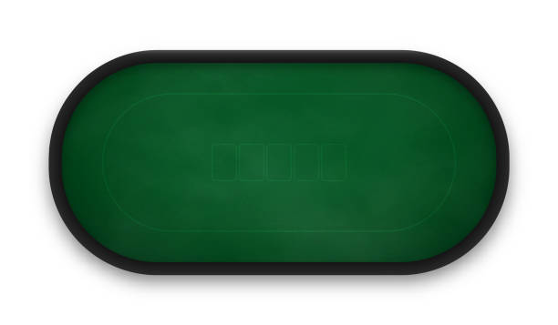 illustrations, cliparts, dessins animés et icônes de table de poker faite de tissu vert isolé sur le fond blanc. - playing surface