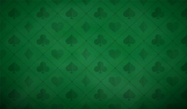 Poker table background in green color. Poker table background in green color. Vector illustration. poker stock illustrations