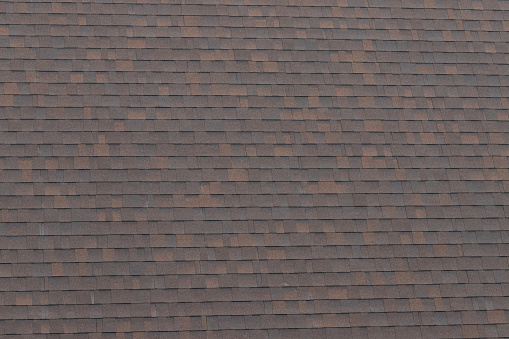 brown roof shingles background and texture.