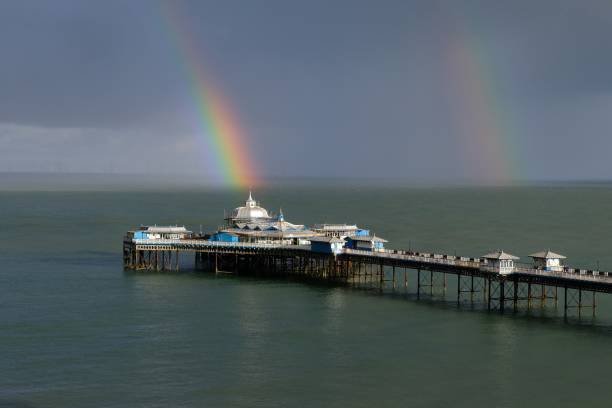 Llandudno Pier with Rainbow