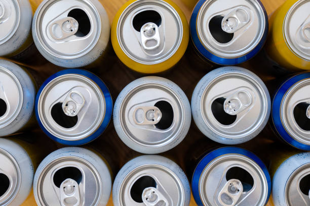 istock top down view of many different color beer cans 1218370032
