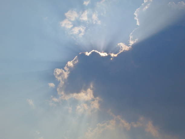 istock The sky, the clouds covering the sun 1218382147