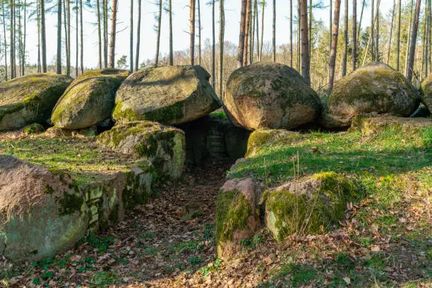 Photo of Prehistoric megalith dolmen Kuechentannen near Haldensleben in Germany