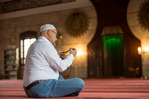 istock Muslim Man Praying in Mosque 1218384931