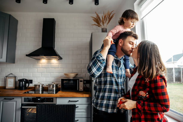 istock Family at home on the weekend 1218385352