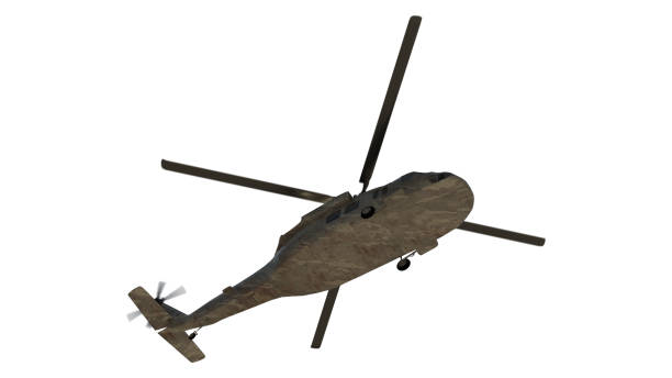 istock Military helicopter isolated on white. 1218390327
