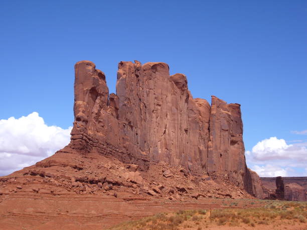 istock Geologic formation called Butte in Monument Valley 1218390590