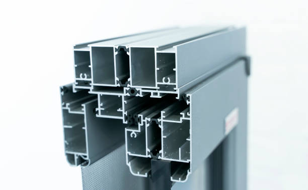 istock Aluminum profile for window, door, bathroom box 1218391501